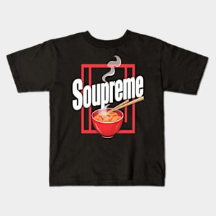 Soupreme Hot Noodles Kids T-Shirt